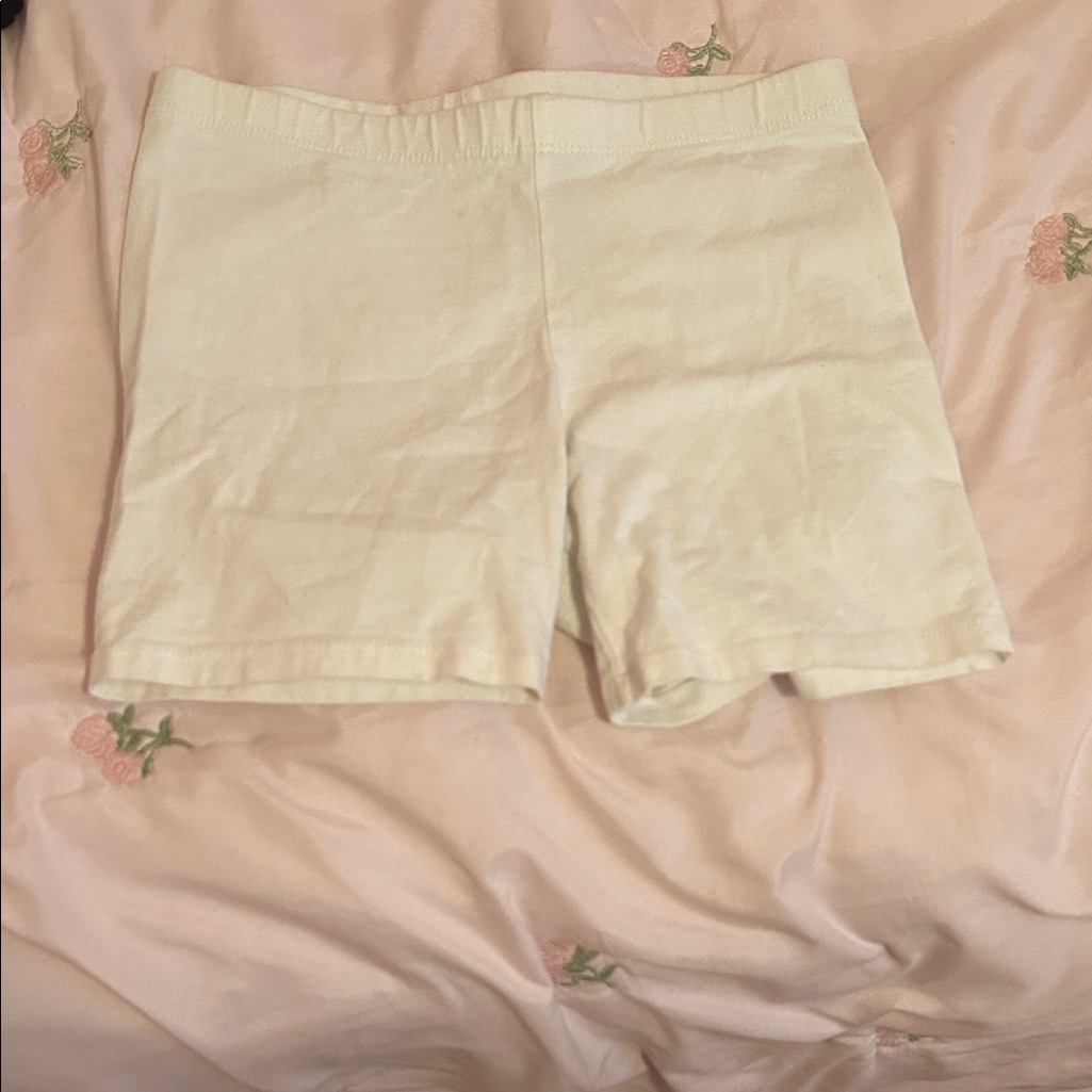 Kids Cream Shorts